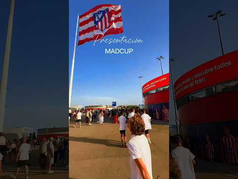 Así fue la #Presentación de equipos del #torneo #Madcup en el Metropolitano del Atlético de #Madrid