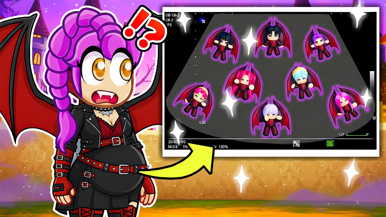 The VAMPIRE RUMI Is Pregnant With Eight CHILDREN In RoBlox! KPOP Demon Hunters