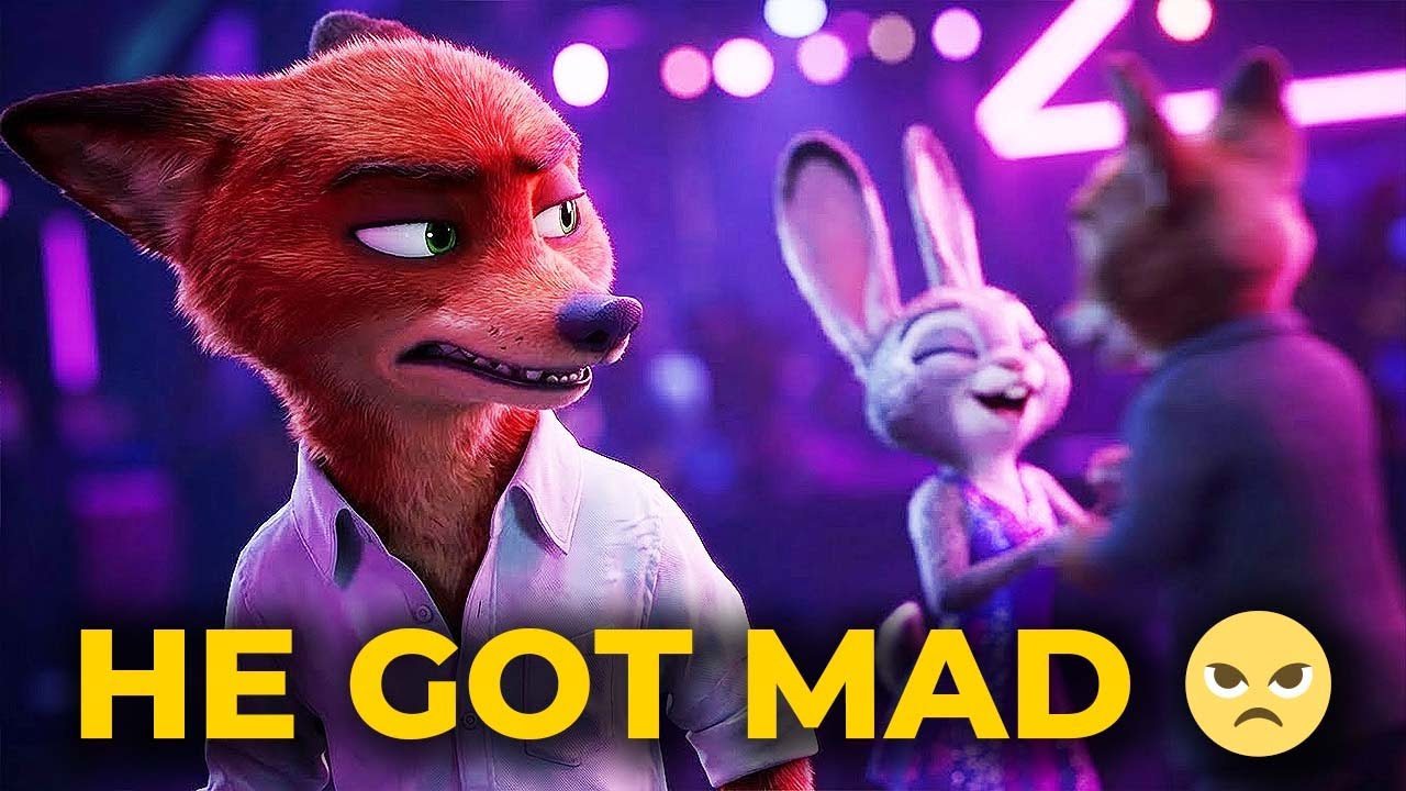 Когда кто-то флиртует с Джуди... (Реакция Ника) 😠🔥 Зверополис 2