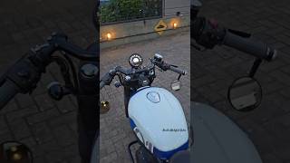 Caferacer RE Hunter 350X Exhaust Sound and Walkaround #bike #modified #caferacer