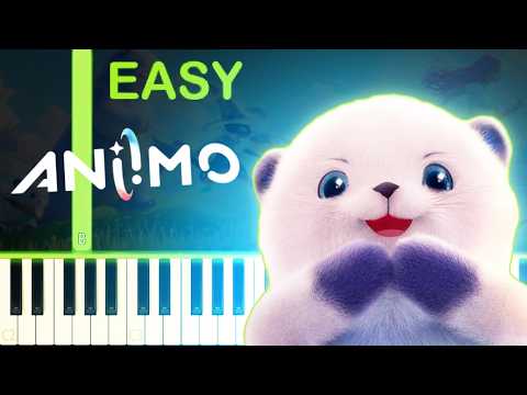 ANIIMO THEME - EASY Piano Tutorial