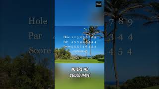 Golfer Analyzes Front 9 Performance #shorts