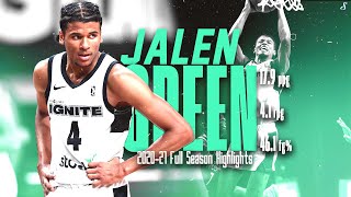 Jalen Green Ignite 2020-21 Full Season Highlights | 17.9 PPG 4.1 RPG & 46.1 FG% 🦄  #HoustonRockets