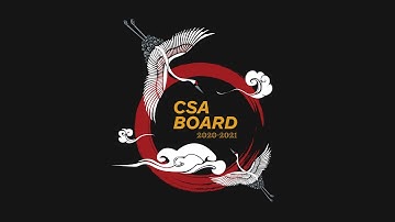 CSA BOARD 2020 - 2021 INTRO
