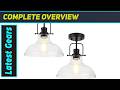 WILON Farmhouse Ceiling Light: Modern Style, Easy Install!