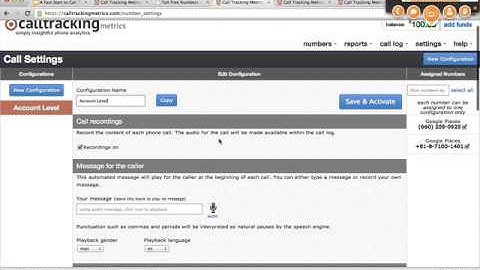 Call Tracking Metrics webinar 12/18/2012