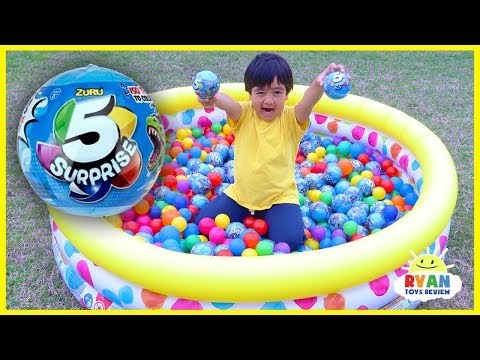 Toy Hunt Outdoor for 5 Surprise with Ryan ToysReview