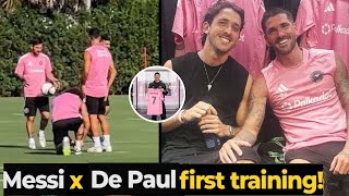 Messi & De Paul Train Together for the First Time at Inter Miami Before Big Debut vs Atlas!