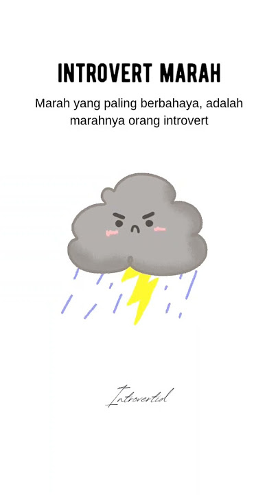 Walau terlihat tenang, tapi jika marah sangat berbahaya #introvert #storywa #quotes #short
