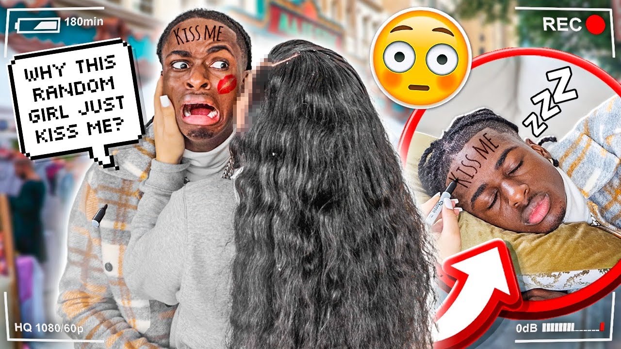 "KISS ME" PRANK ON BOYFRIEND!! *cute reaction* - YouTube