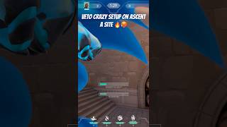Veto best setup for ascent A site🔥🥵#valorant #brimstone #corrode #lineups #jett #reyna #shorts #4k