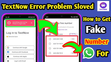 how to fix textnow sign up problem | Fake Whatsapp Account Kaise Banaye | TextNow