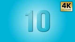 10 Second Count Down Blast Animation   Blue   Royalty Free