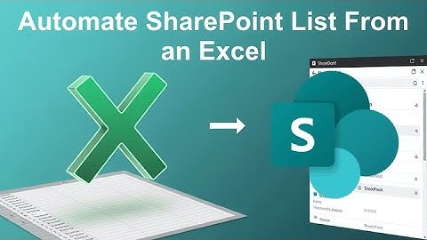Creating a SharePoint list from an Excel | Automate SharePoint List from Excel