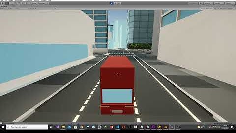 Low Poly City - Unity project - Very early preview