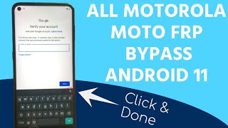 All Moto Frp Bypass Android 11 - Unlock In 4 Minutes [2021]