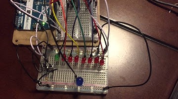 Basic Arduino LED Octal Adding Machine
