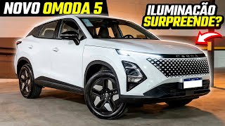 NOVO OMODA 5 PELA NOITE -  FARÓIS E ILUMINAÇÃO AMBIENTE