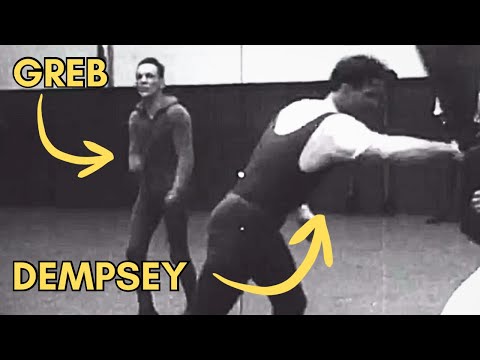 Is This Harry Greb Training With Jack Dempsey - AMAZING RARE FOOTAGE
