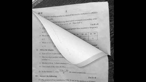 8thclass FA 3 maths exam paper