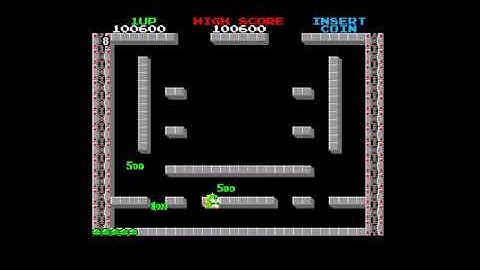 BuBBLE BOBBLE. retro gameplay. arcade