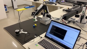 Machine Vision for Dobot Magician Robot arm - Pick and Place application using webcam