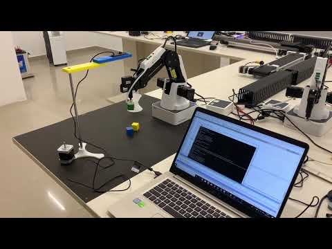 Machine Vision for Dobot Magician Robot arm - Pick and Place application using webcam