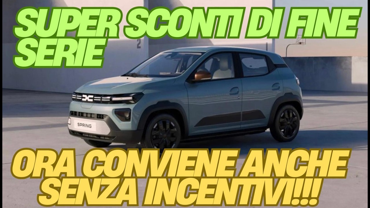 DACIA SPRING a questo prezzo è un’affare - CONFRONTO COSTI #automobile #dacia #spring #sandero
