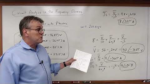 EECE 2112 Module 72:  Circuit Analysis in the Frequency Domain