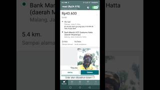 MASUK ORDERAN KAKAP MAXIM #maxim   #maximdriver #motovlog #shorts