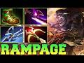 Rampage + 24 Kills Lion Dota 2 Mid Lane Carry Guide Pro Gameplay Build Support Ultimate 7.41