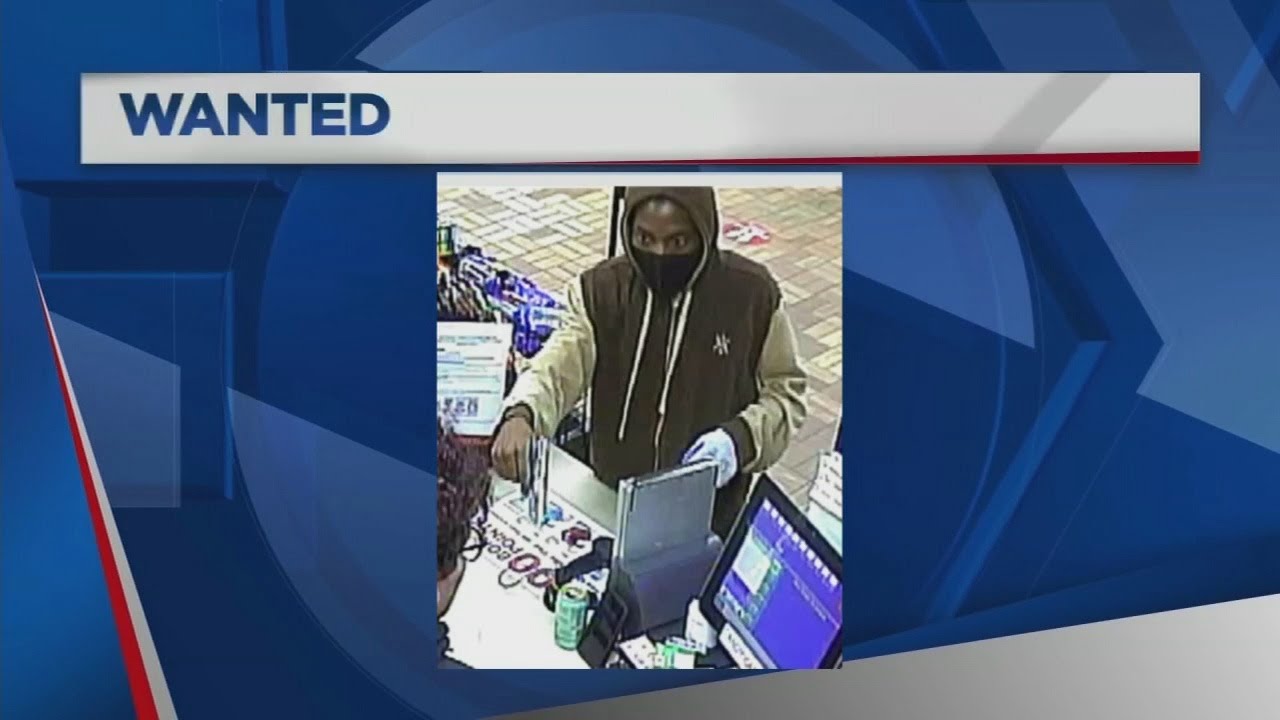 Deputies search for suspect in gas station robbery - YouTube