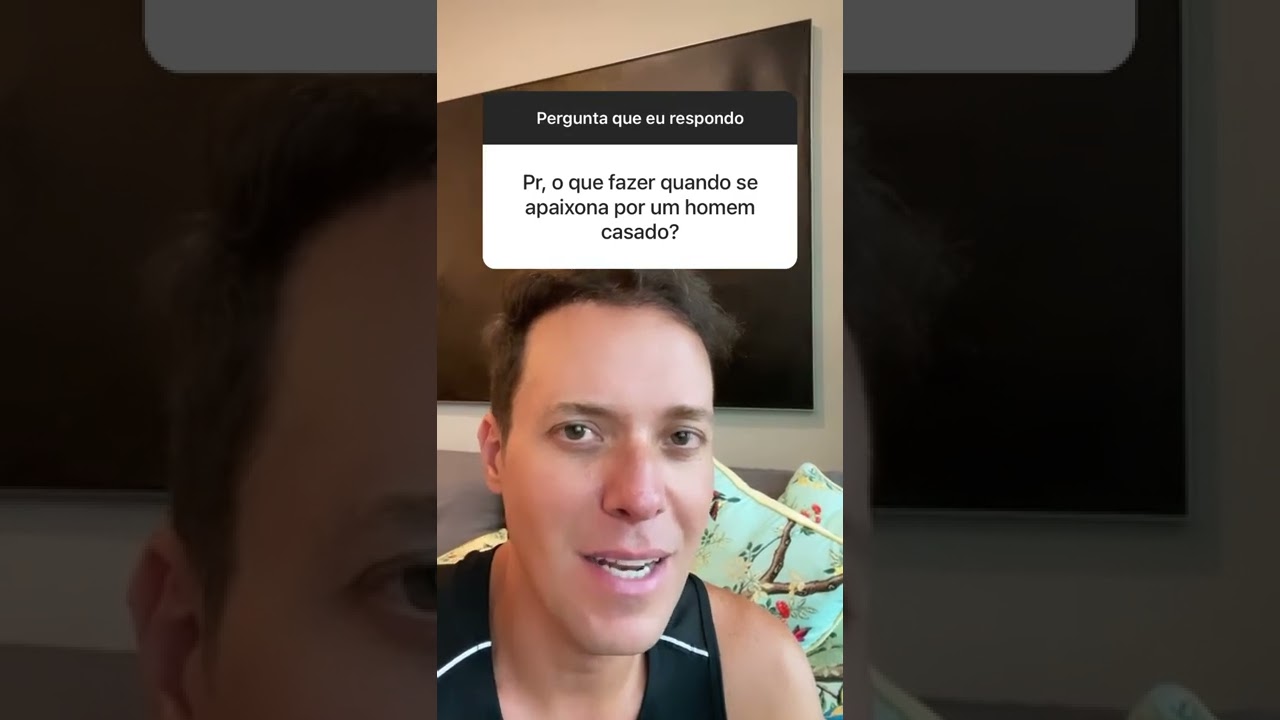 Pastor André Valadão responde no Instagram | relacionamento com homem casado 