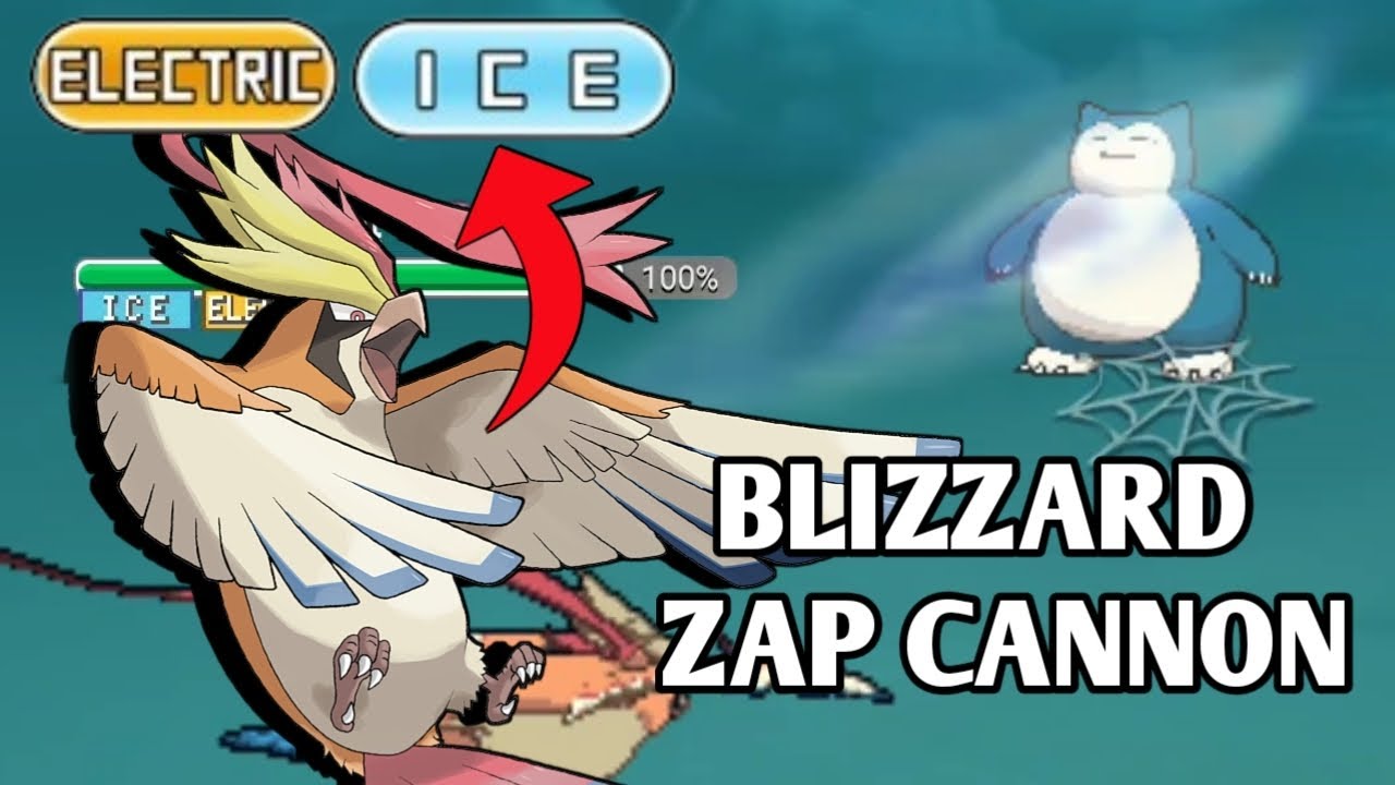 BLIZZARD + ZAP CANNON + NO GUARD MEGA PIDGEOT IS BROKEN IN NATIONAL DEX CAMON CHAOS
