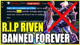 NO RIVEN CHANGES IN PATCH 9.6 | R.I.P Riven, This is the end.