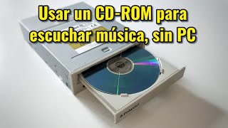 Cómo usar una unidad interna de CD-ROM para escuchar un CD de música, sin usar un PC.