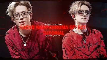 Trend Warpchroma Effect on Alight Motion Tutorial//Jeon Minji