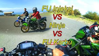 Satria FUFI vs Ninja vs Satria FU Karbu