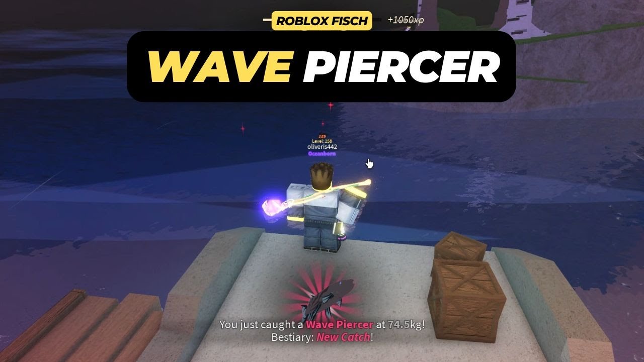 How to Get Wave Piercer in Roblox Fisch - YouTube