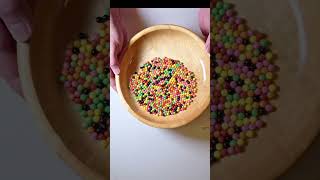 Colorful Beads Falling – Real Glass &amp; Wood Sound