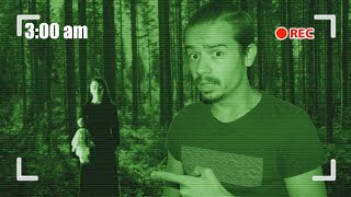 Exploring A REAL Haunted Forest At MIDNIGHT!!!