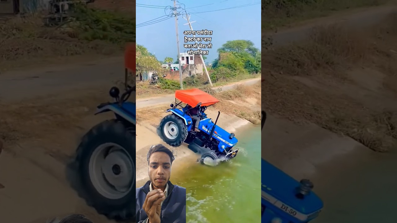 नहर में गिर गया ट्रैक्टर 😱😭😭😭😭😭 
