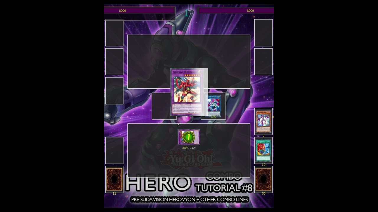 2 CARD COMBO: VISION HERO VYON + ELEMENTAL HERO SHADOW MIST (PRE-SUDA)