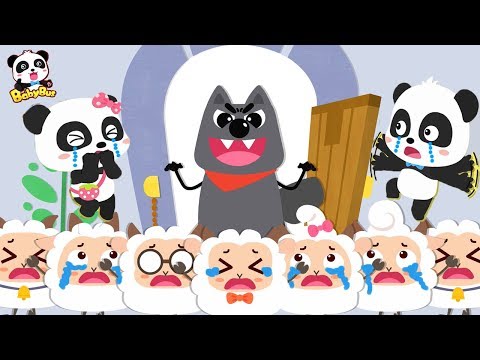 Run! Big Bad Wolf is Coming | Never Open the Door to Strangers | Kids Safety Tips | BabyBus Song