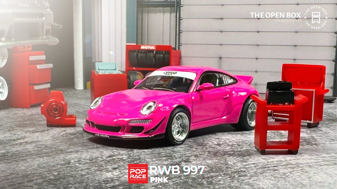 Unboxing Pop Race 1:64 RWB 997 - Pink @TheOpenBox858 #182 - YouTube