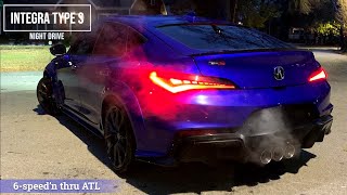 2024 Acura Integra Type S - POV Silent Night Drive - ASMR