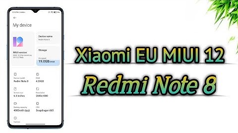 Xiaomi EU v20.12.2 - MIUI 12 EU ROM with all the Missing Features ft. Redmi Note 8 🔥🔥