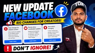 Facebook New Monetization Update 🔥 | Creator Earnings Big Changes | rkhelps official