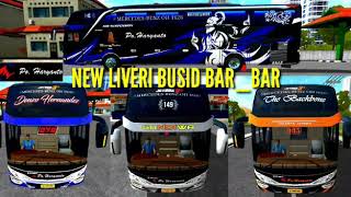 LIVERY BUSSID PO.HARYANTO,HR 149 GANDIWA,HR 135 THE BACKBONE,HR 078 DENZO HERNANDEZ