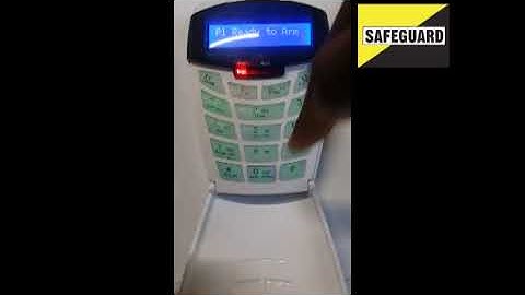 IDS LCD keypad arming 1